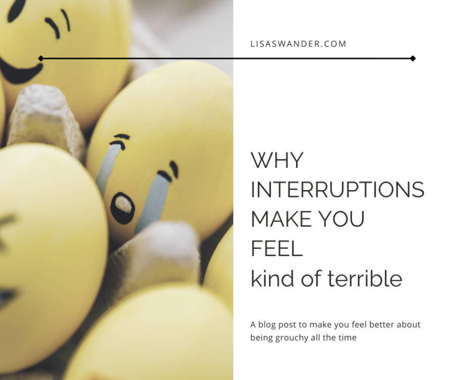 Why Interruptions Make You Feel Kind of Terrible