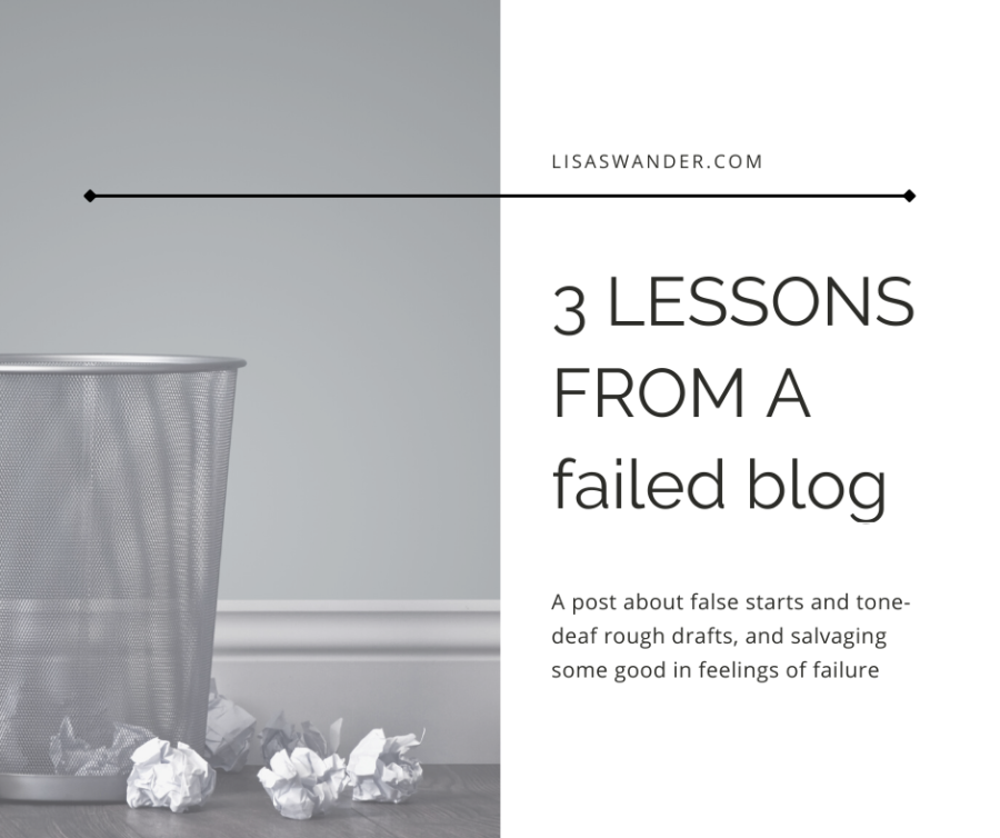 3 Lessons From a Failed Blog