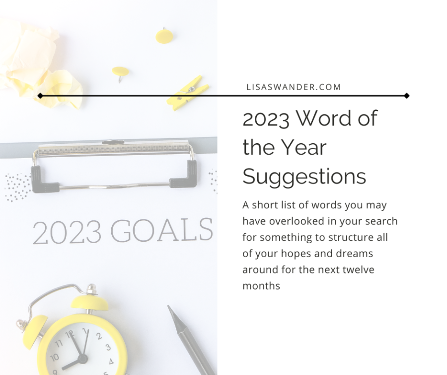 4 Word of the Year Suggestions for 2023